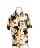 Vintage Aloha Hawaiian 70's Surf Line Brand Made In Hawaii Men's Pullover Shirt XL