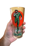 Pop Culture - Vintage 1976 DC Comics Pepsi Glass Rarest Of All “Green Lantern” Super Hero Moon Series 6.5”