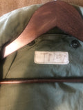 Vintage Military - M-1951 Military Field Jacket With Patches Size Small Nicely Worn Great Distressed Look
