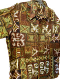 The Cabana - Vintage Kona Kai Jantzen Aloha Hawaiian Shirt Size Men's Large Made In USA