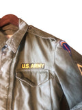 Vintage Military - M-1951 Military Field Jacket With Patches Size Small Nicely Worn Great Distressed Look