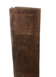Art & Photography - Rare Papua New Guinea Men’s Longhouse Wall Board 2 Sections Hand Hewn & Carved With Tribal Symbols