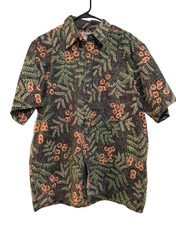 The Cabana - Vintage Aloha Hawaiian 🌺 Shirt Reyn Spooner Size XL Made In Hawaii Button Front Shirt