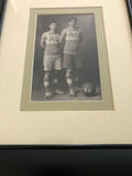 Art & Photography - Original Sepia Toned One Of A Kind Antique Photography Double Matted And Framed Basketball Sports 1910s