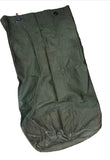 Vintage Military - US Military Issue 60s 70s Era Heavy Cotton Duck OD Green Canvas Duffel Bag
