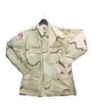 Vintage Military - 2003 Operation Iraqi Freedom XL (Large Long) Desert 🐪 Camouflage Uniform Top With All Patches DOD