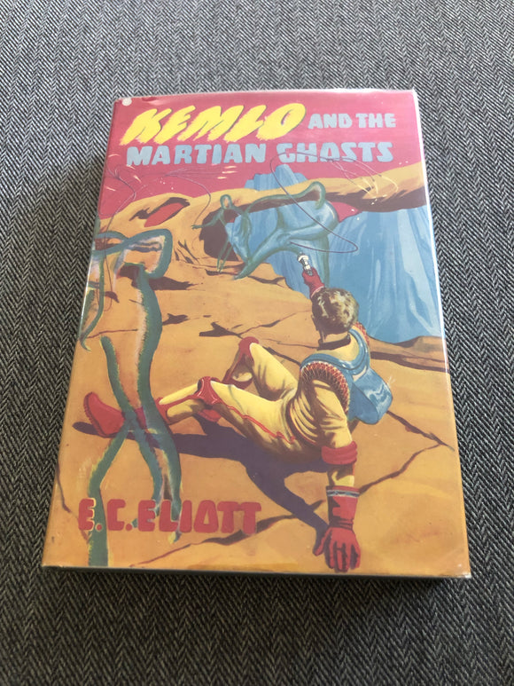 Fantastic, Dust Jacket Great Artwork 1st Ed. 1954 SciFy Classic Kemlo And The Martian Ghosts, EC Elliot. Art & Photography -