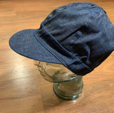 Vintage Clothing/Accessories - Denim Kromer Reversible Welders Cap Union Made in USA Size 7 1/2