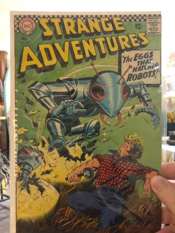 Vintage Comics - DC’s Strange Adventures Number 197 February 1967 Bagged And Boarded Fantastic Cover Art