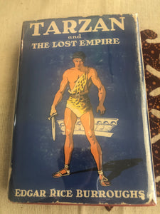 Tarzan And The Lost Empire Edgar Rice Burroughs 1929 Grosset & Dunlap Publishers NY W/Original Dust Jacket.