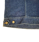 Vintage Clothing/Accessories - Made In USA Lee Denim Jacket In Dark Indigo Size XL