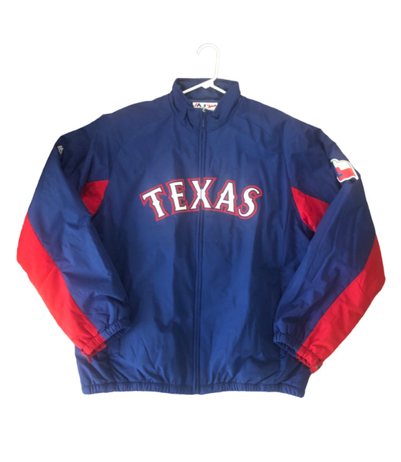 Vintage Clothing/Accessories - Fantastic Size Generous XL Majestic Brand MLB Texas Rangers Jacket
