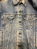 Vintage Clothing/Accessories - Early 70s Levi’s Insulated Lined Size Large Truckers Jacket Made In USA