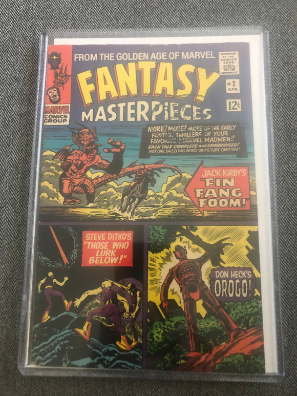 Vintage Comics - Marvel’s Fantasy Masterpieces Number 2 April 1966 Bagged And Boarded Fantastic Cover Art