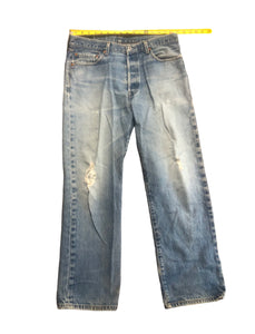 Vintage Clothing - Thrashed Distressed Levi’s XX 501’s Button Fly 33 Inch Waist 29.5 Inch Inseam