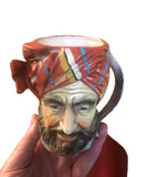 Vintage Home Decor Fantastic 60s Tilso Japan Figural Mug Cup Middle Eastern Man